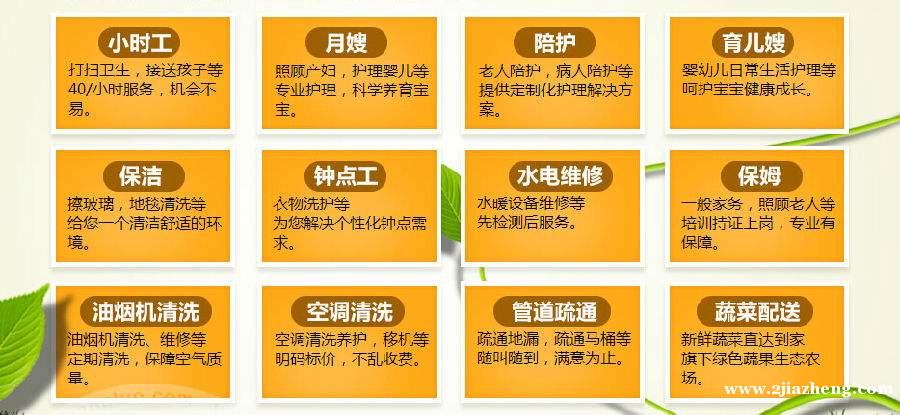 一张图看家政工作基本内容