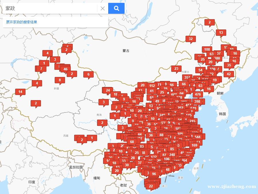 【图示】通过地图看我国家政发展状况